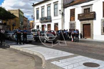Telde da su último adiós al cabo Rubén Rivero (Foto TA)